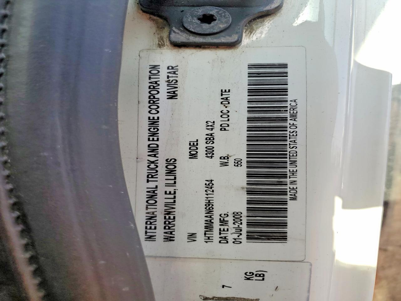 2009 International 4300 BOX Truck