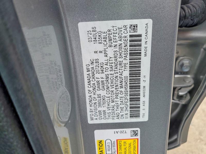 2025 Honda Civic Sport