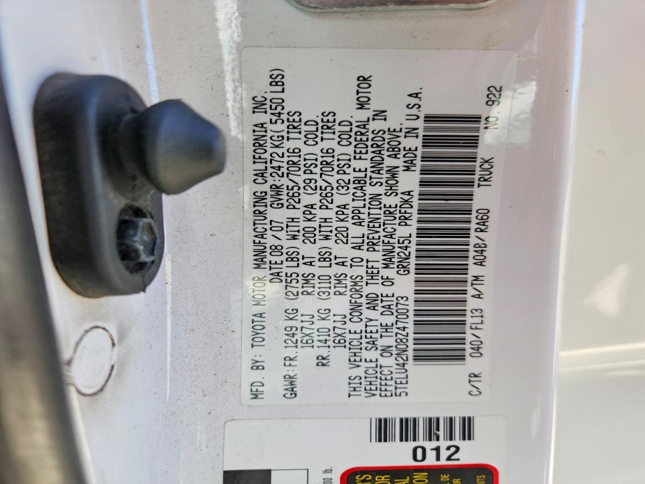 2008 Toyota Tacoma V6