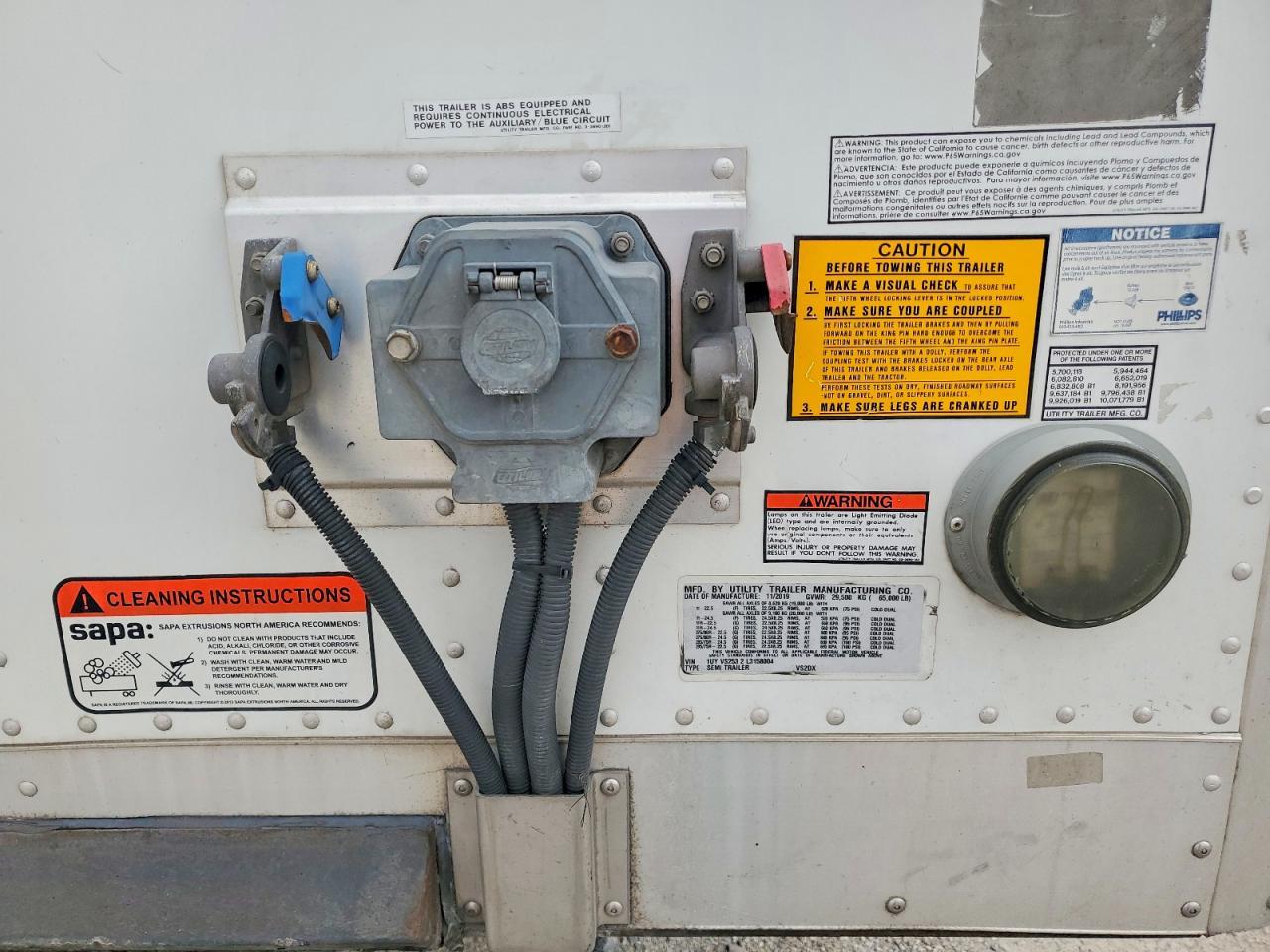 2020 Utility VS2DX DRY Van Trailer