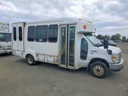Salvage trucks for sale at Vallejo, CA auction: 2009 Ford E450 Shuttle Bus