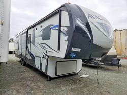 Salvage trucks for sale at Shreveport, LA auction: 2019 Keystone Avalanche Camper