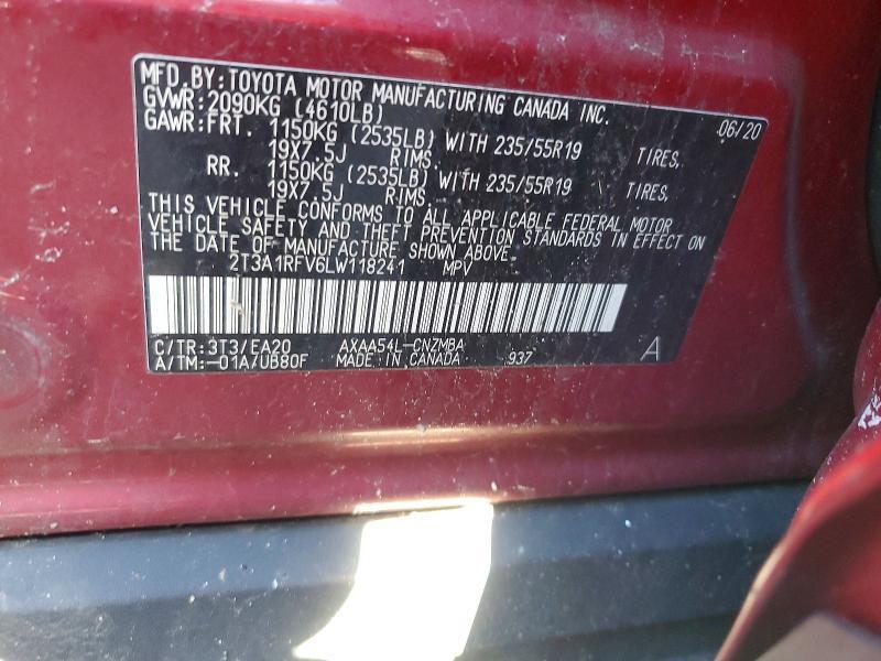 2020 Toyota Rav4 xle Premium