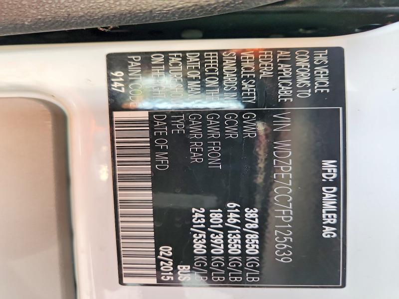 2015 Mercedes-Benz Sprinter Delivery van