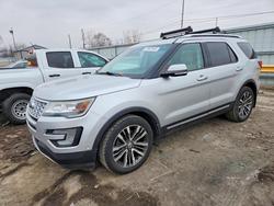Ford salvage cars for sale: 2016 Ford Explorer Platinum