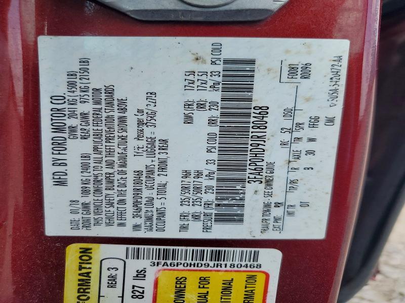 2018 Ford Fusion se