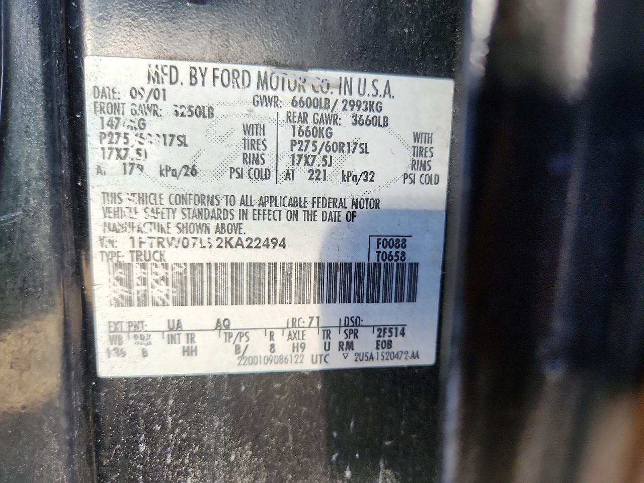 2002 Ford F150 Supercrew