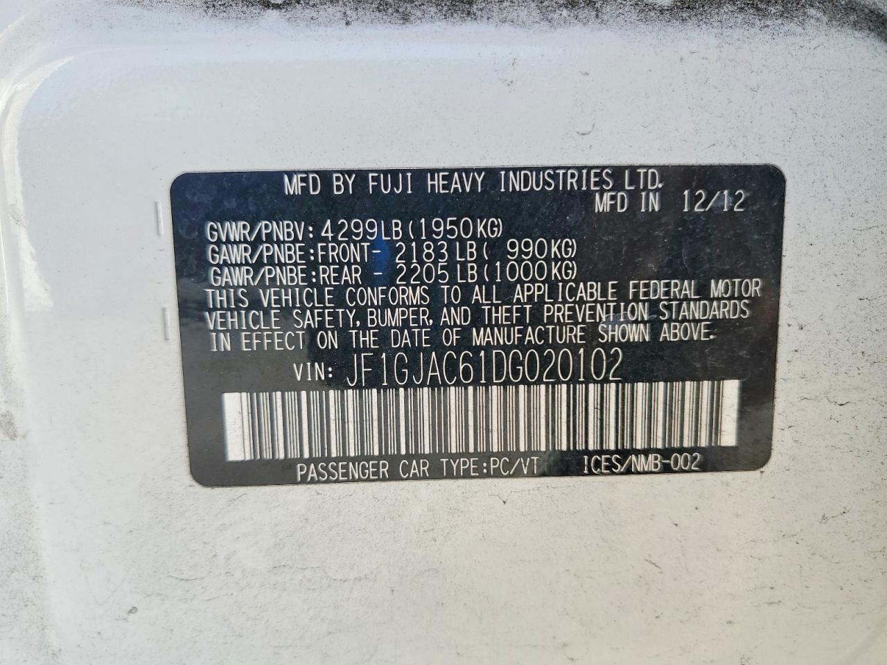 2013 Subaru Impreza Premium