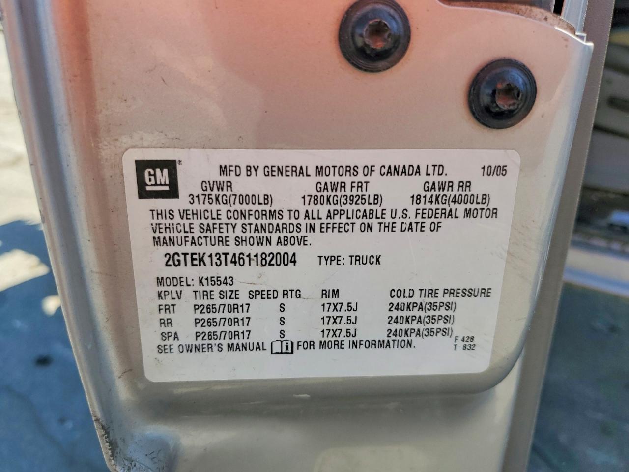 2006 GMC New Sierra K1500