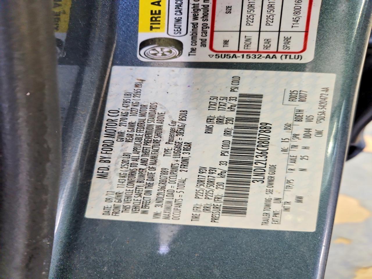 2012 Lincoln Mkz Hybrid