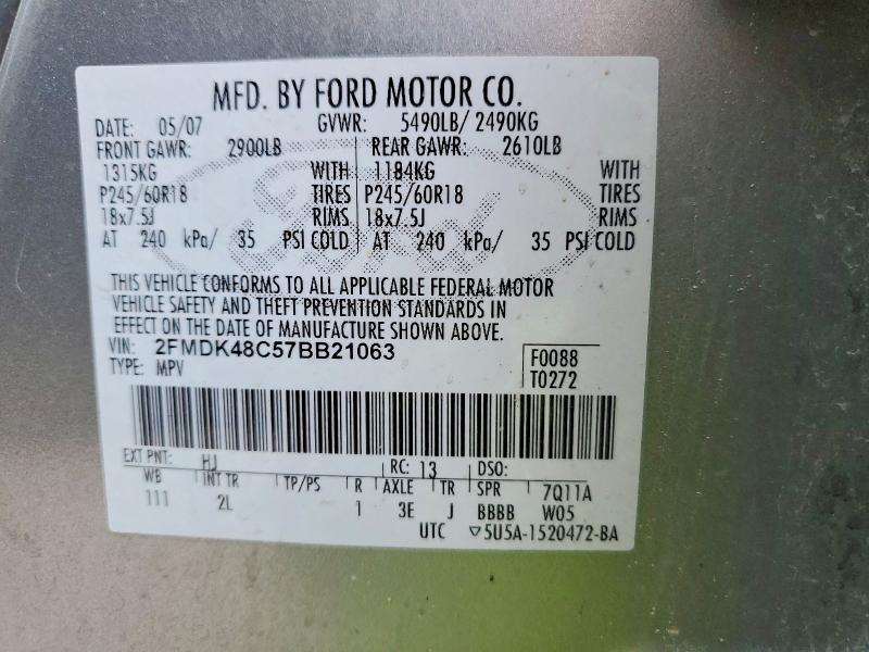 2007 Ford Edge sel