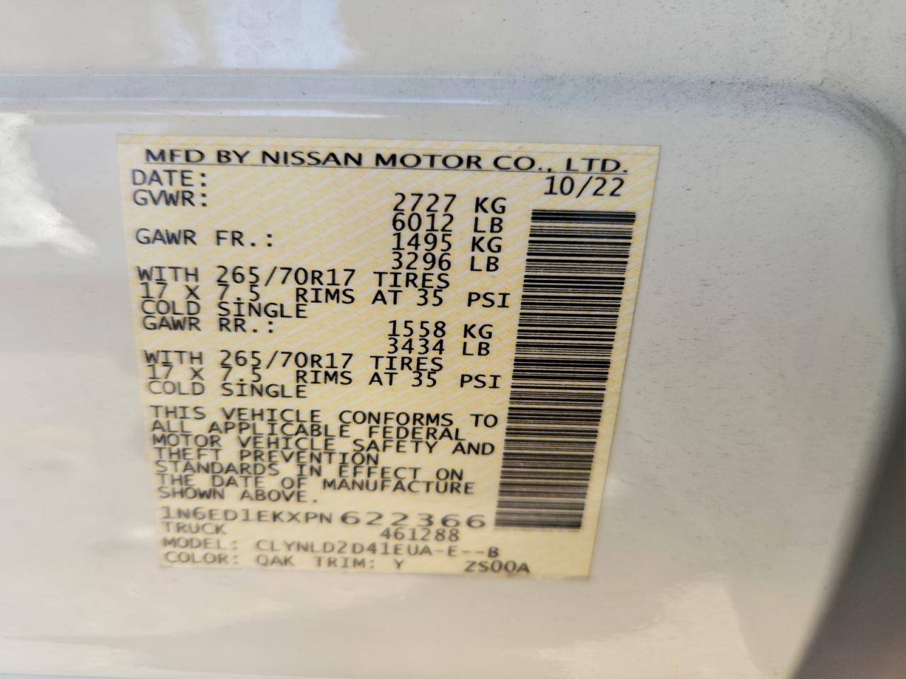 2023 Nissan Frontier PRO-4X