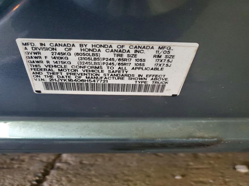 2006 Honda Ridgeline rts