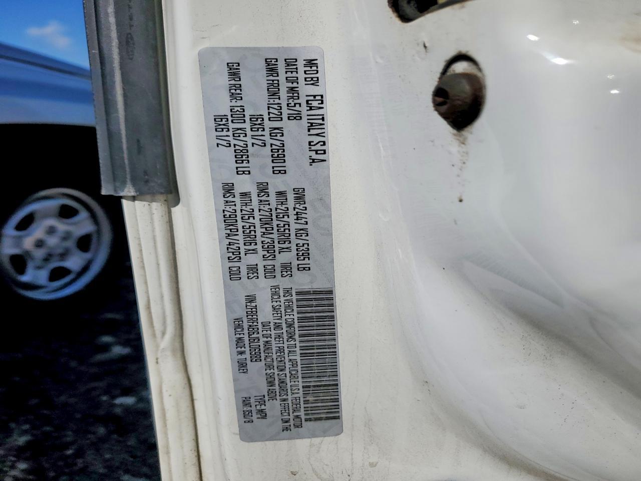 2018 Dodge RAM Promaster City