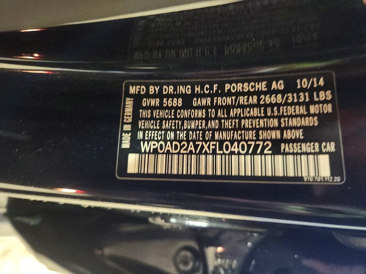 2015 Porsche Panamera se Hybrid