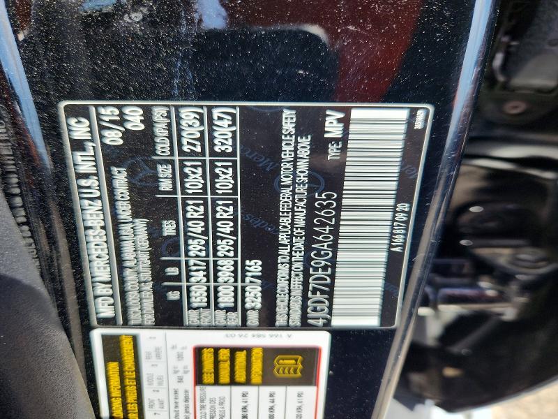 2016 Mercedes-Benz Gl 550 4matic