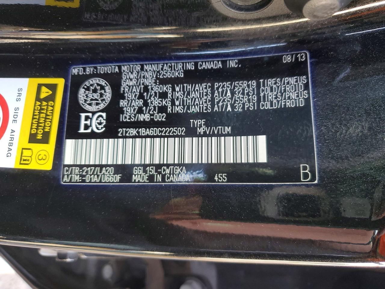 2013 Lexus Rx 350 Unknown