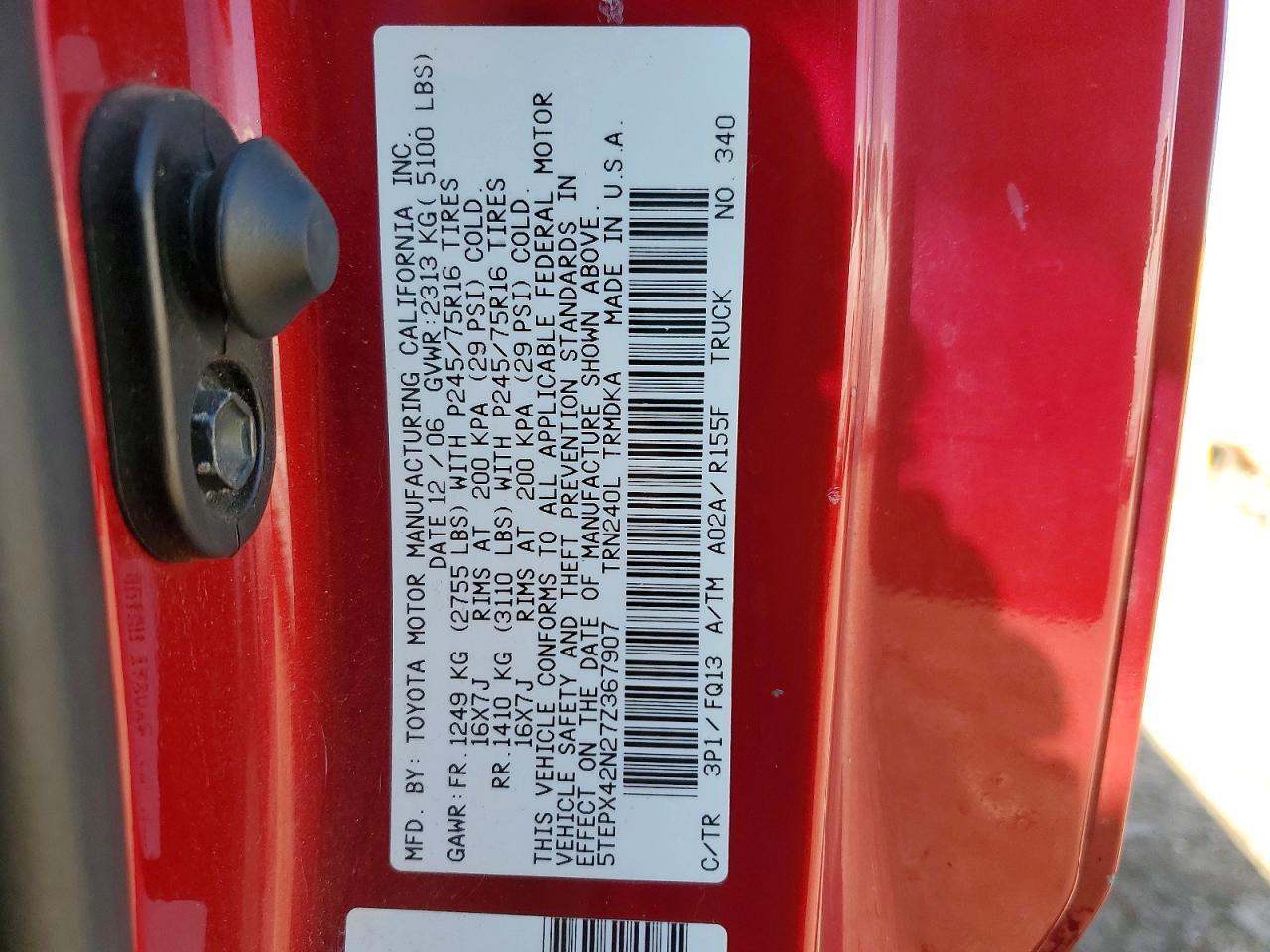 2007 Toyota Tacoma Base