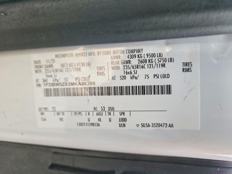 2021 Ford Transit Delivery Truck