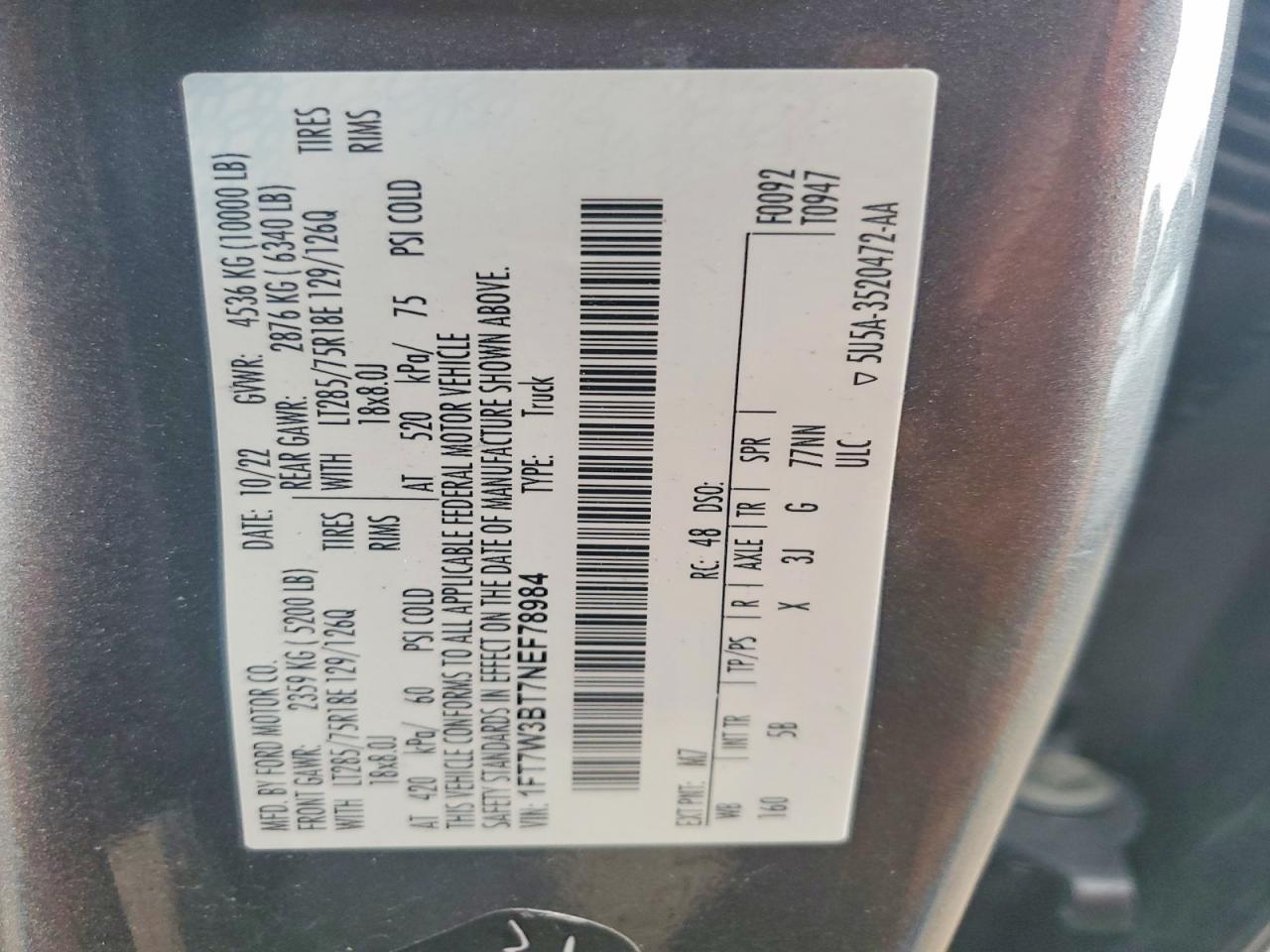 2022 Ford F350 Super Duty