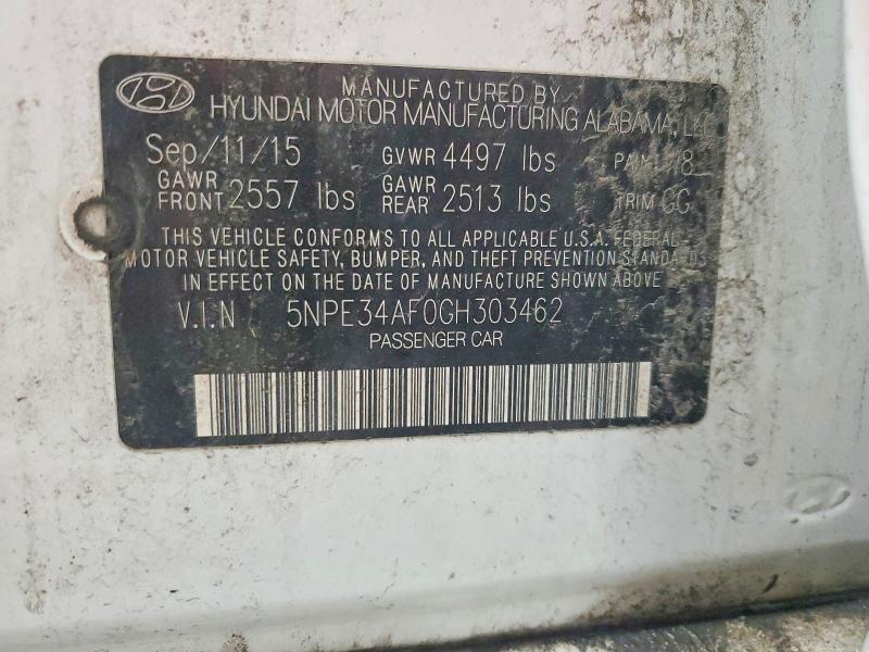 2016 Hyundai Sonata Limited