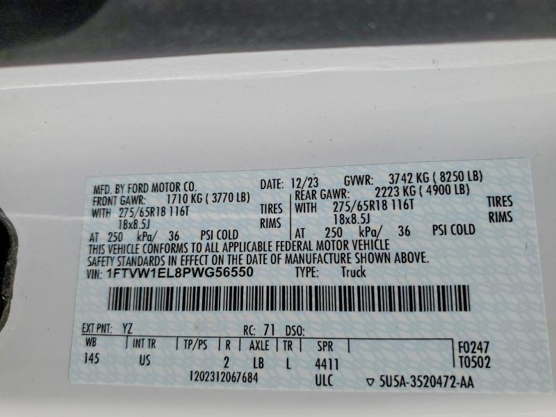 2023 Ford F150 Lightning PRO