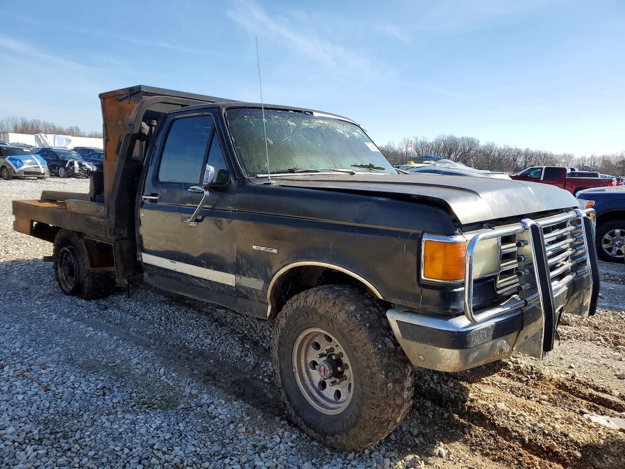 1989 Ford F250 Super Duty Flatbed Truck