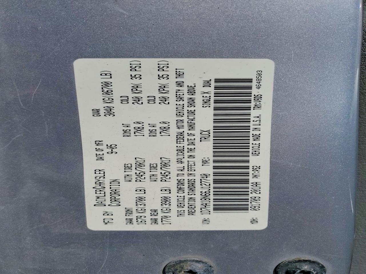 2006 Dodge RAM 1500 ST