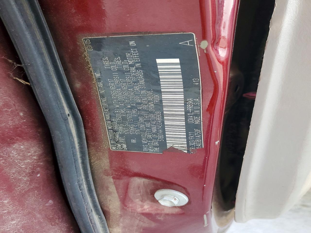 2005 Toyota Tundra SR5