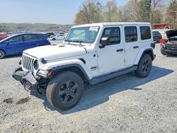 Jeep salvage cars for sale: 2021 Jeep Wrangler Unlimited Sahara