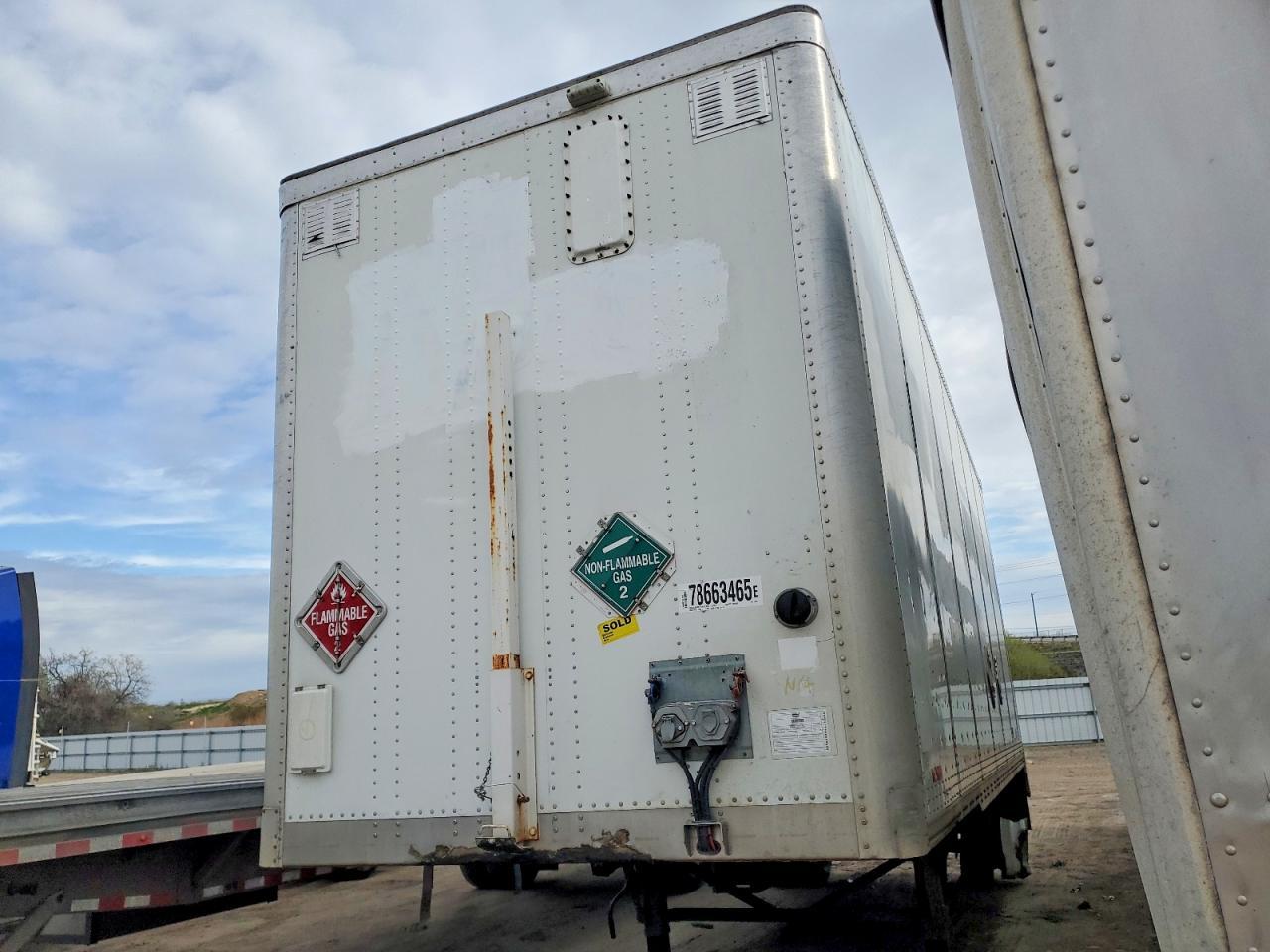 2012 Wabash Dvdbhpc DRY Van Trailer