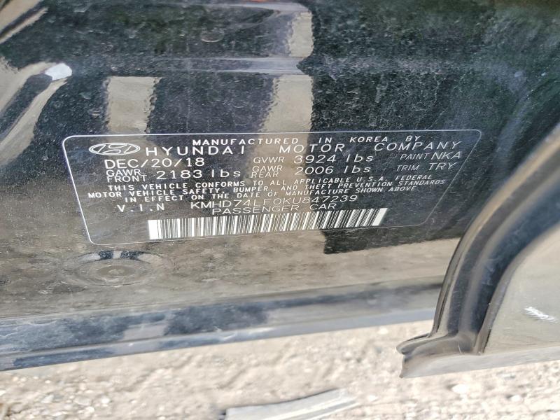 2019 Hyundai Elantra se