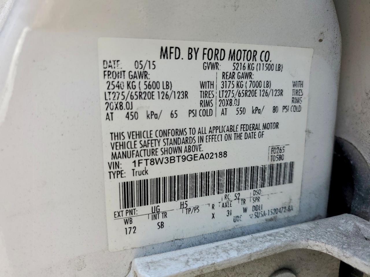 2016 Ford F350 Super Duty