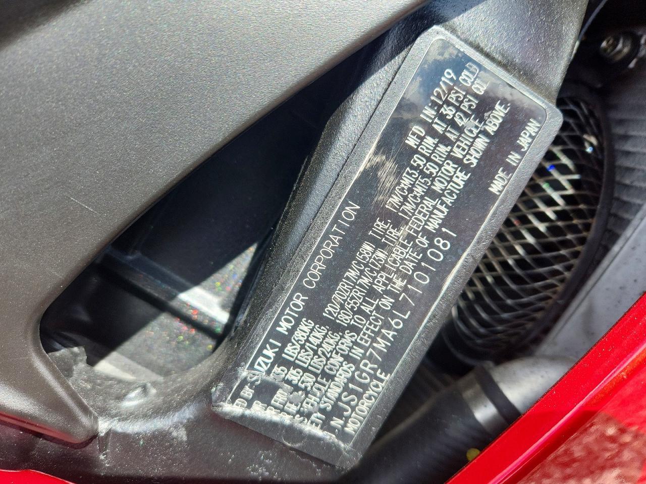 2020 Suzuki GSX-R750