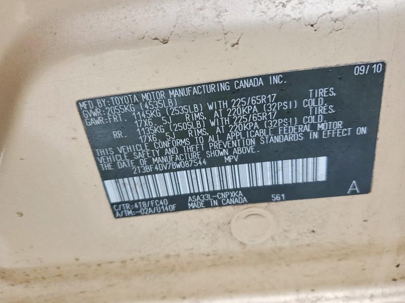 2011 Toyota Rav4 Base