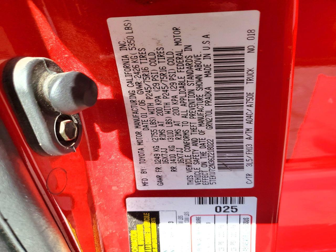 2006 Toyota Tacoma Prerunner V6