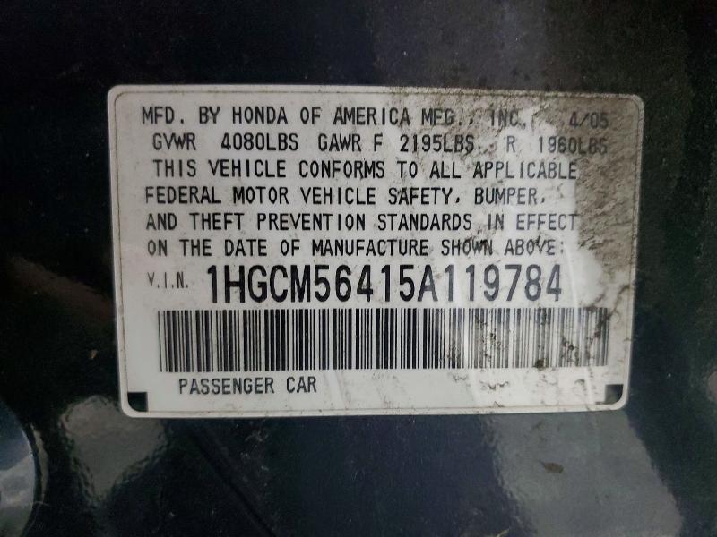 2005 Honda Accord lx