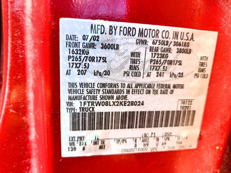 2002 Ford F150 Supercrew