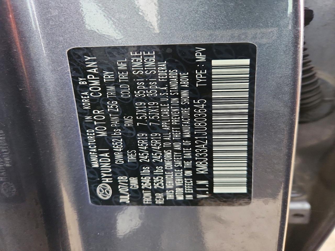 2018 Hyundai Tucson Value