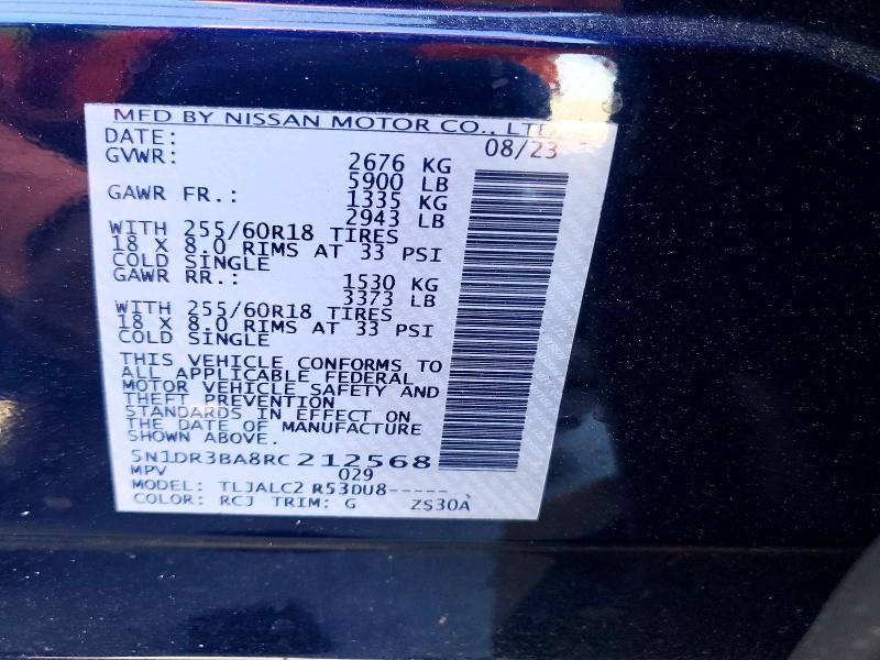 2024 Nissan Pathfinder sv