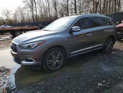 Salvage cars for sale from Copart Waldorf, MD: 2018 Infiniti Qx60 Base