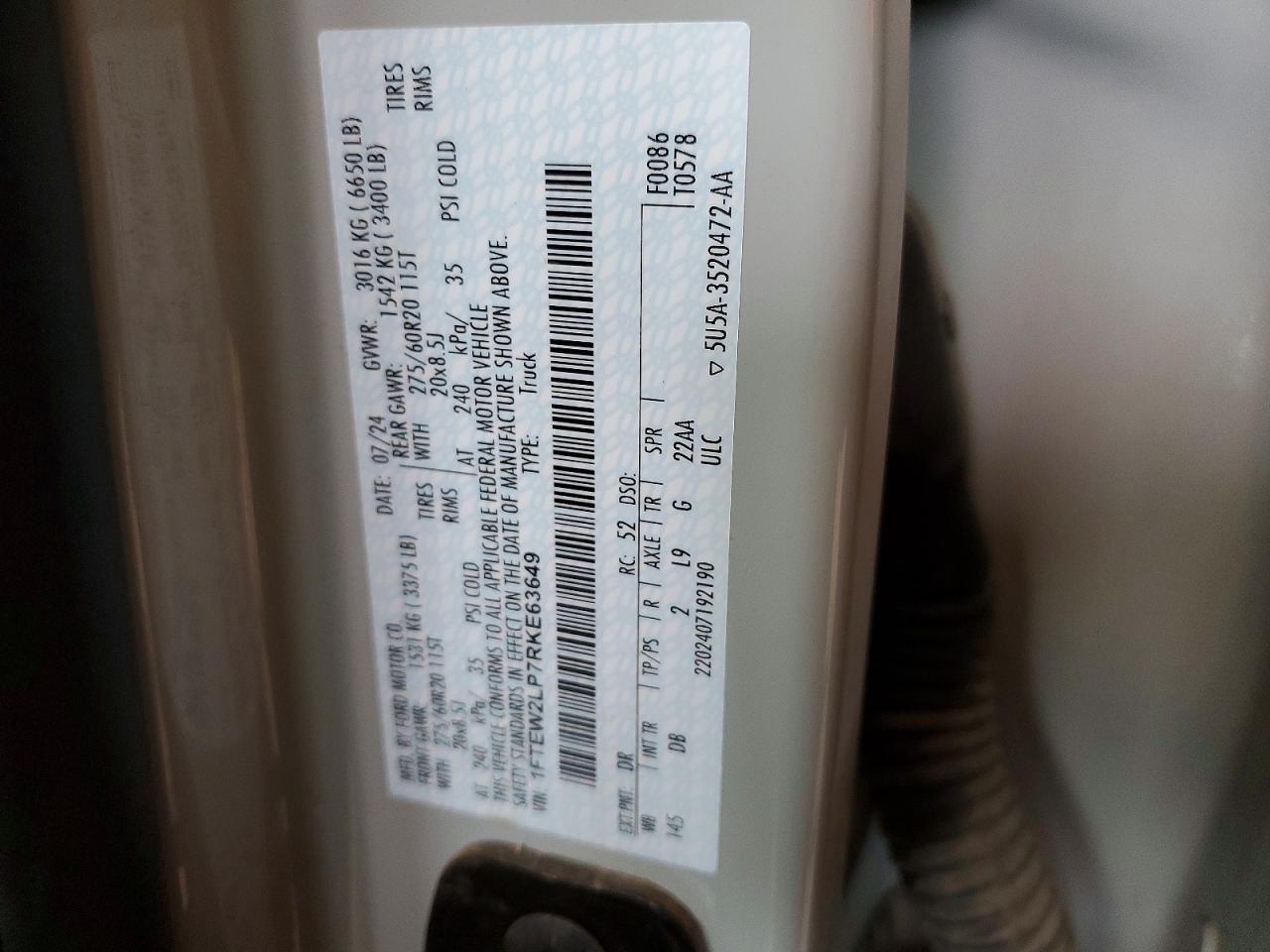 2024 Ford F150 STX