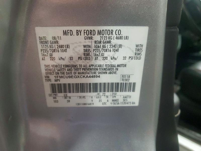 2012 Ford Escape Limited