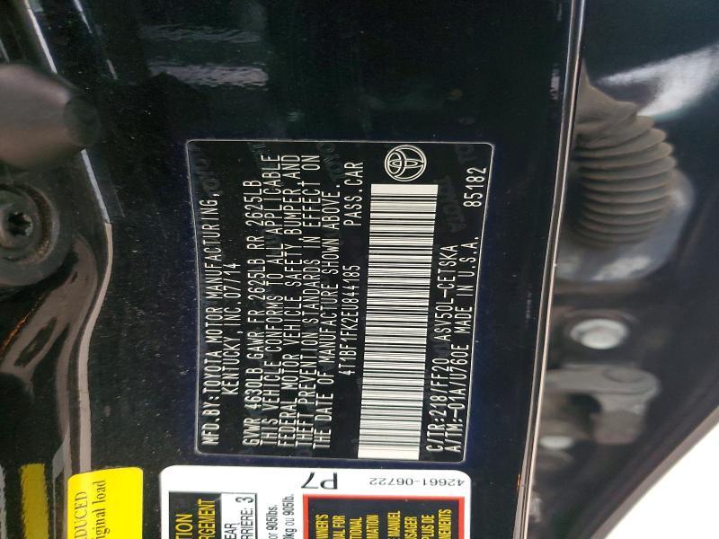 2014 Toyota Camry se