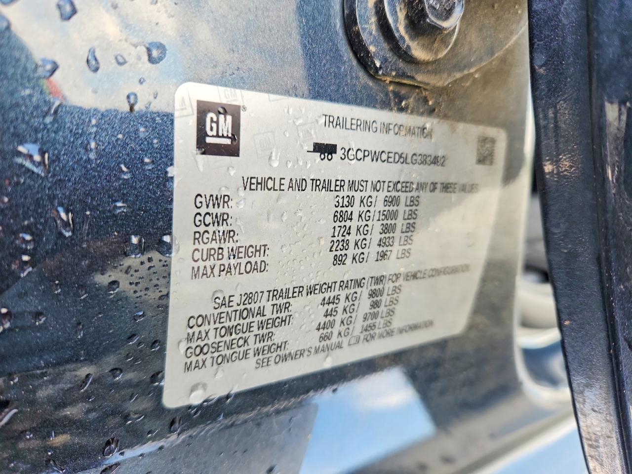 2020 Chevrolet Silverado C1500 LT