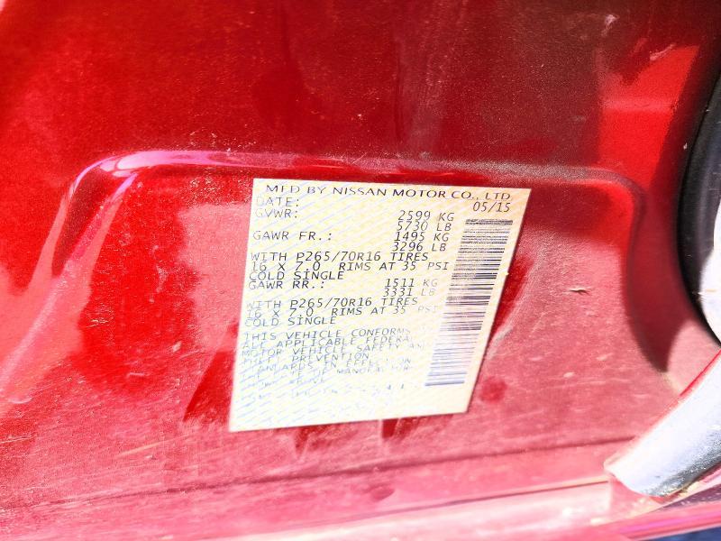 2015 Nissan Frontier s