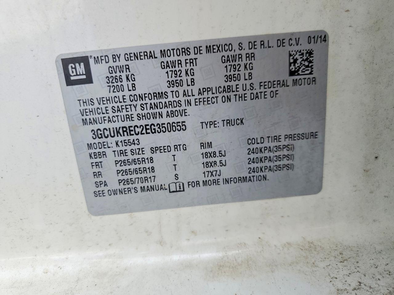 2014 Chevrolet Silverado K1500 LT