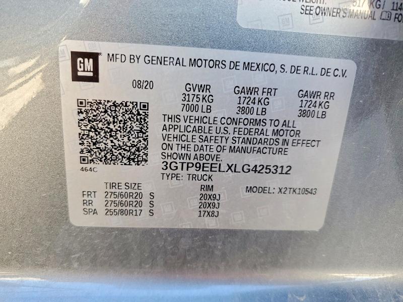 2020 GMC Sierra K1500 AT4