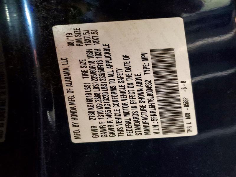 2020 Honda Odyssey exl