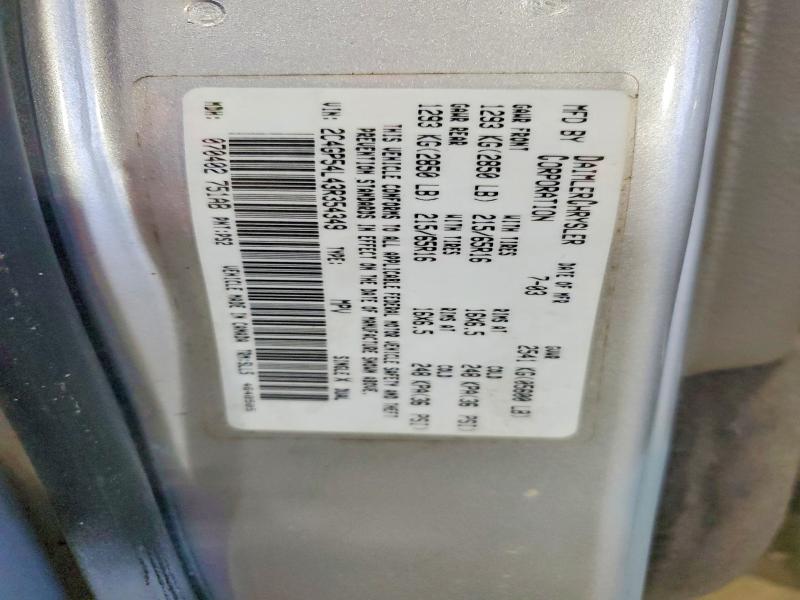 2003 Chrysler Town & Country lxi